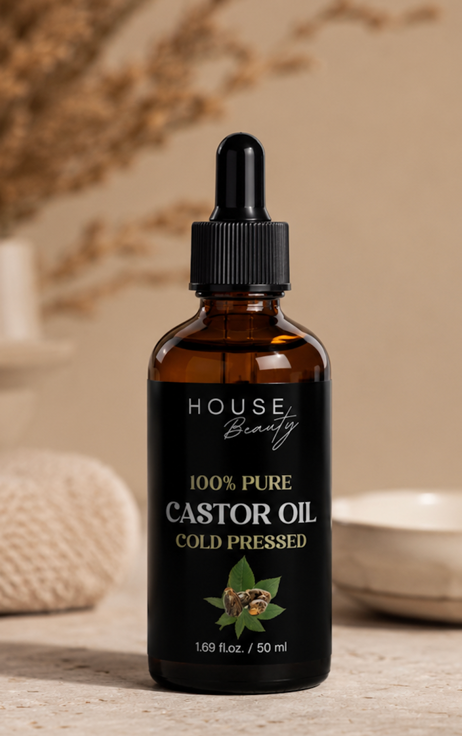 100% pure castor oil