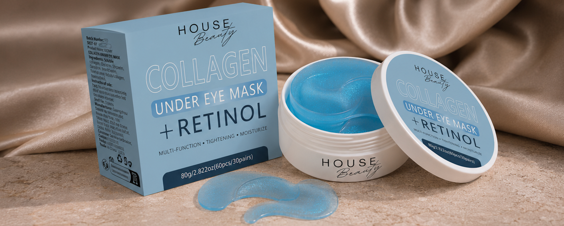 Collagen under eye mask with Retinol